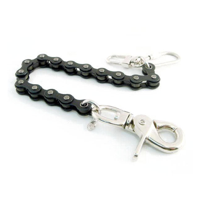 Black Bike Chain Key Leash