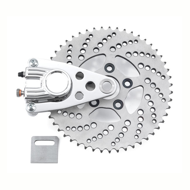 Sprocket Brake Kit Chopper Style Polished