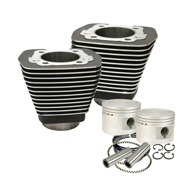 1340CC Cylinder & Piston Kit Wrinkle Black - 80 Inch