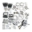 Twin Cam Hot Set-Up Kit With Heads Black - 124 Inch
