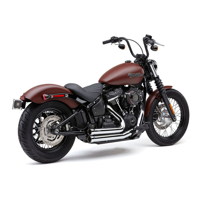 Speedster 909 Exhaust System Chrome For Softail: 18-20 NU FLDE Deluxe