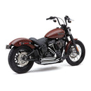 Speedster Shorts RPT Exhaust Chrome For Softail: 18-20 NU FLDE Deluxe