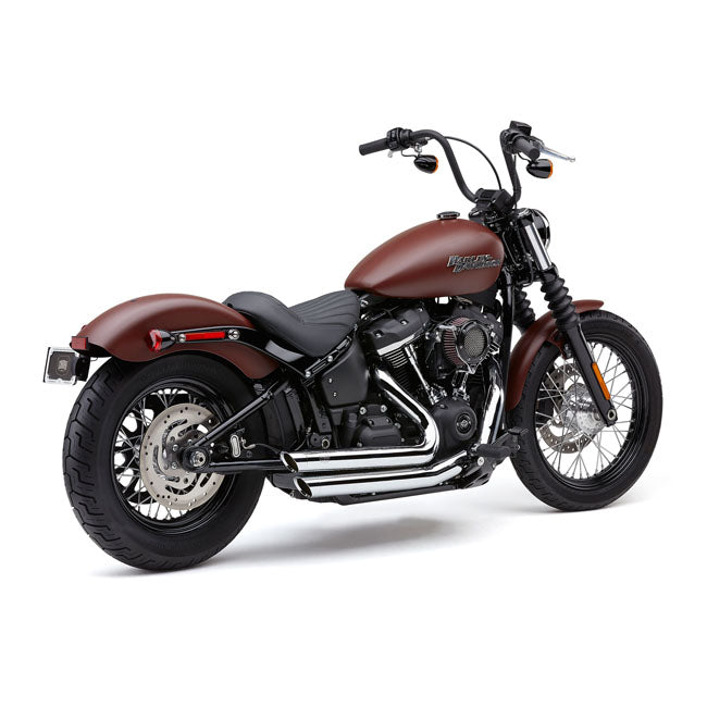 Speedster Slashdown Exhaust Chrome For 18-20 Softail FLDE Deluxe, FXLR Low Rider, FLSL Slim