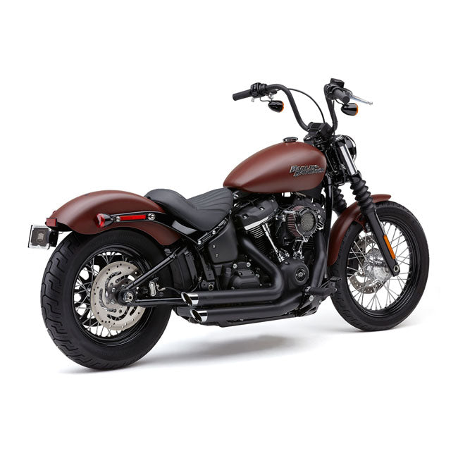 Speedster Slashdown Exhaust Black For 18-20 Softail FLDE Deluxe, FXLR Low Rider, FLSL Slim