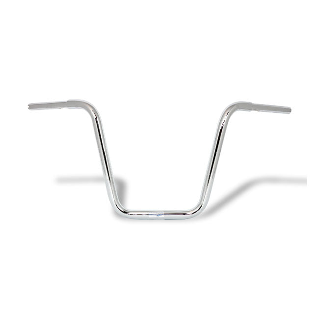 Apehanger Chrome 40cm High TUV Approved - 1-1/4 Inch