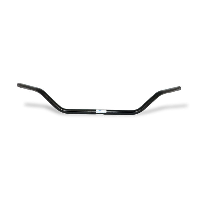 Flat Track Bar Black TUV Approved - 1 Inch For 82-21 H-D Excl. 08-21 E-Throttle