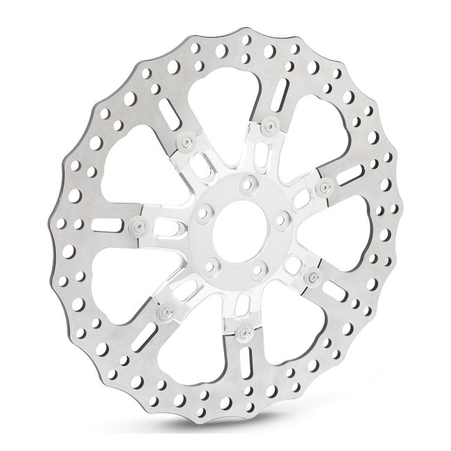 14 Inch 7-Valve Front Brake Rotor Polished