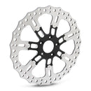 14 Inch 7-Valve Front Brake Rotor Black