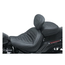Standard Touring Solo Seat With Rider Backrest For 18-21 Softail FXFB/S Fat Bob