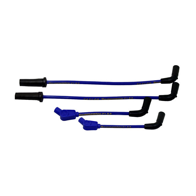 8.2 MM Thundervolt Spark Plug Wire Set Blue For 18-22 M8 Softail