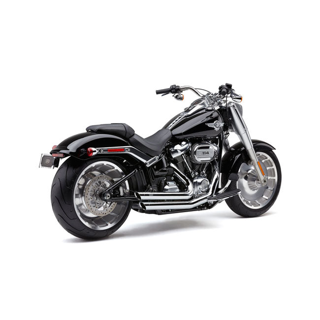 Speedster Slashdown Exhaust Chrome For 18-20 Softail FLFB/S Fatboy, FXBR/S Breakout