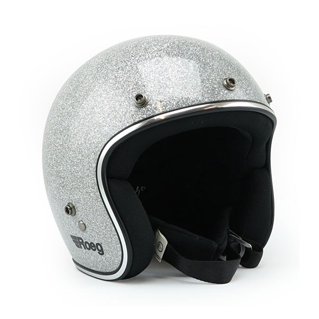 Jett Helmet Disco Ball Silver