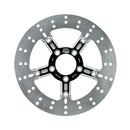 Adrian 5-Spoke Floating Front Brake Disc Black ABE Approved For 00-14 Softail