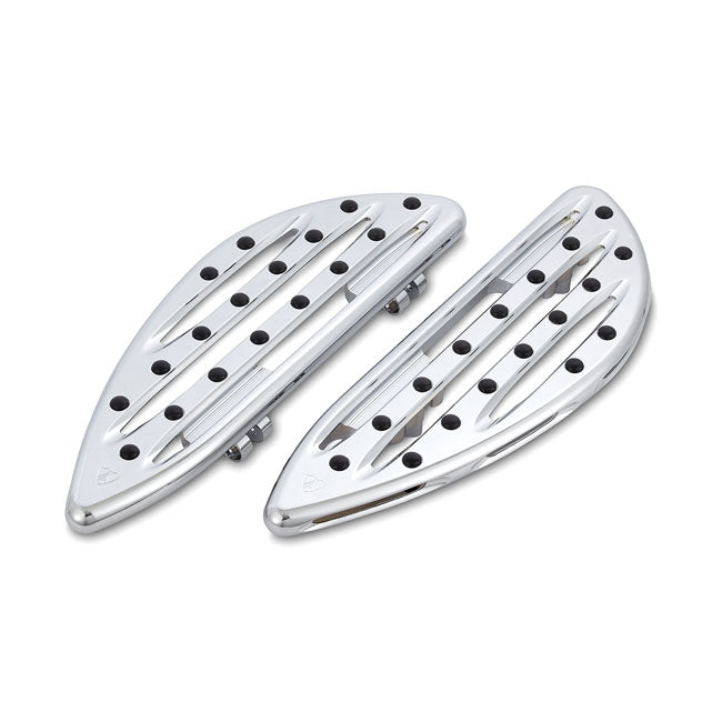 Deep Cut Driver Floorboards Chrome For 14-20 Indian Chief, Chieftain, Springfield, Roadmaster