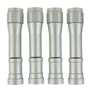 Panhead Aluminum Pushrod Cover Set Silver