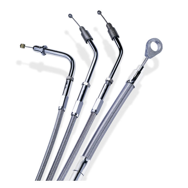 Idle Cable Braided CC For 96-01 LFHRI