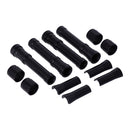 Panhead Aluminum Pushrod Cover Set Black