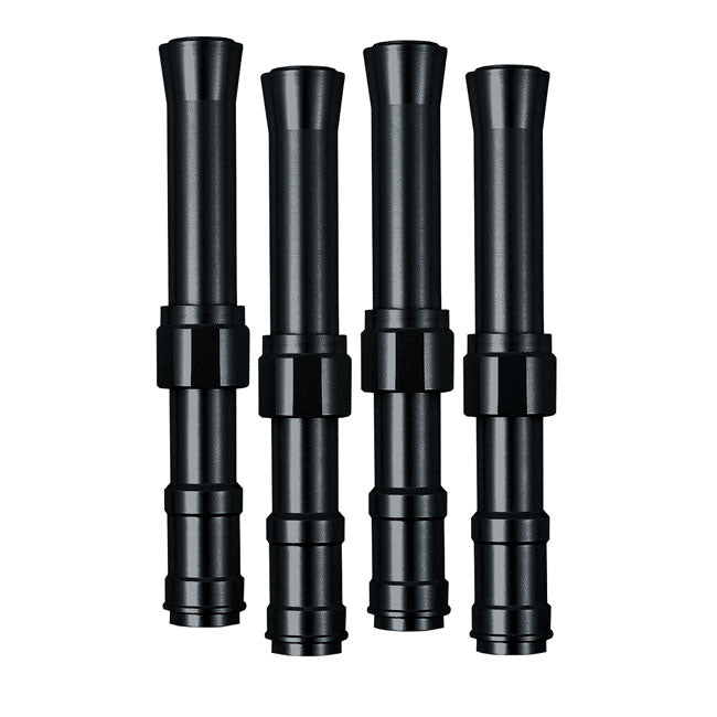 Evo B.T. Aluminum Pushrod Cover Set Black