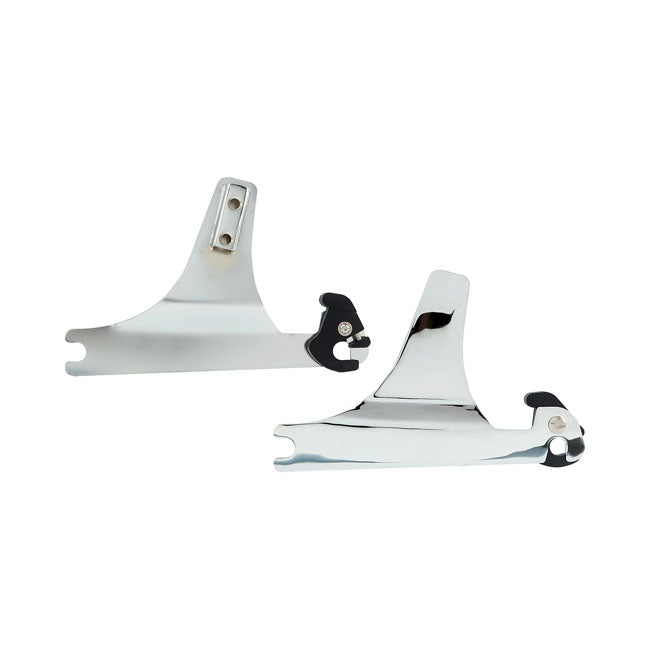Detachable Sissy Bar Side Plates Chrome For 84-99 Softail Excl. FLSTS