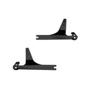 Detachable Sissy Bar Side Plates Gloss Black For 93-05 FXDWG