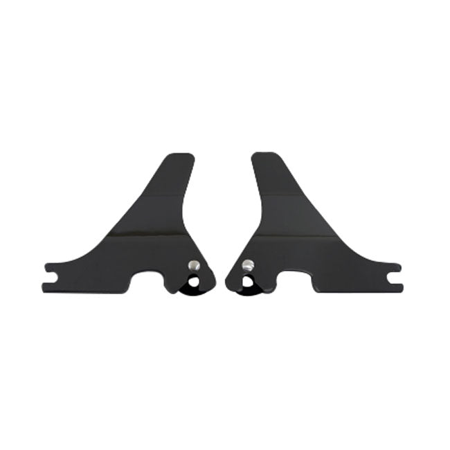 Detachable Sissy Bar Side Plates Gloss Black For 04-21 XL Excl. 16-21 XL1200CX