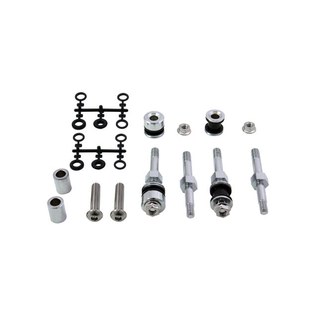 Docking Hardware Kit Chrome For 03-17 FLSTC