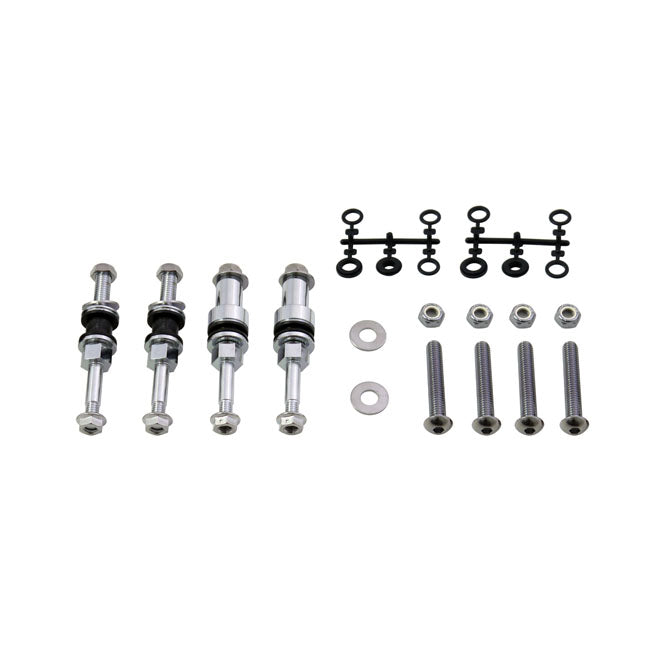 Docking Hardware Kit Chrome For 00-02 FLSTC