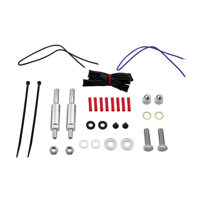 Turn Signal Relocation Kit For 84-99 FXSTSB, FXSTS, FXSTC, FLSTF