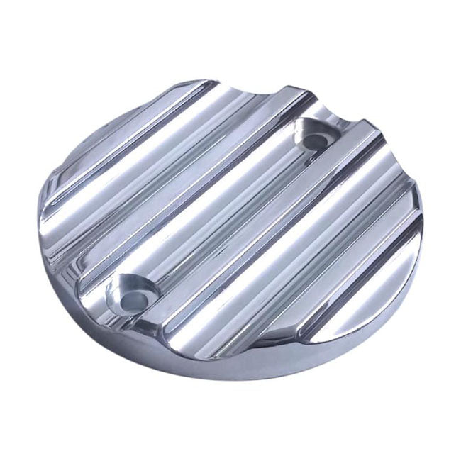 Point Cover Finned Chrome For 18-22 Softail