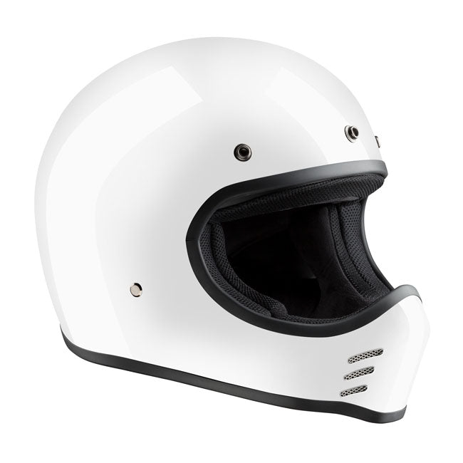 Historic Motocross Helmet White