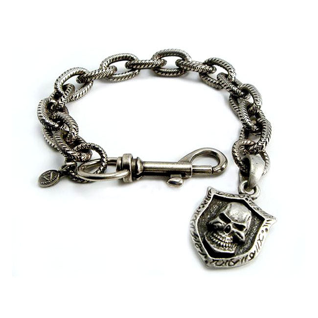 Link Hack Bracelet Skull Shield