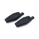 Hex Footpegs With Male Mount Adapters Satin Black