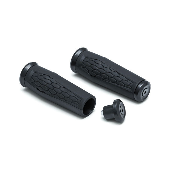 Hex Grips Satin Black - 1 Inch