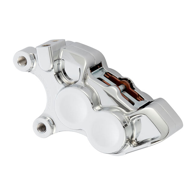 4 Piston Front Right Caliper Chrome For 15-17 (NU) Softail