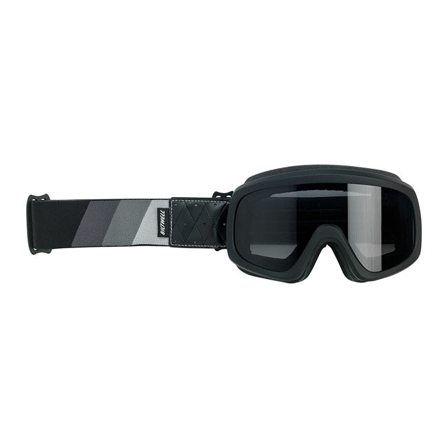 Overland 2.0 Tri-Stripe Goggles Black Silver / Grey / Black