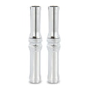 M8 10-Gauge Pushrod Cover Set Chrome For 18-21 Softail