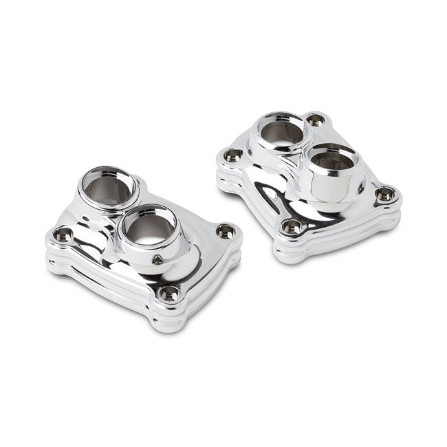 10-Gauge Tappet Block Cover Kit Chrome For 18-22 Softail