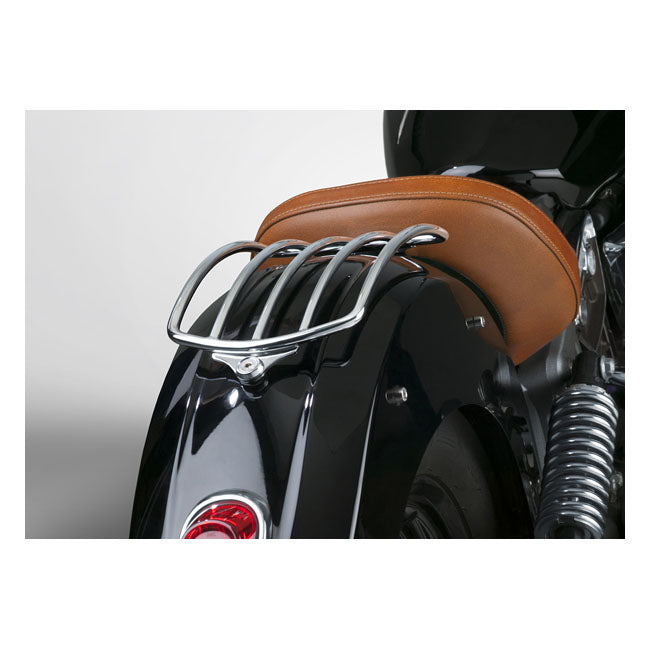 Fender Mount Solo Luggage Rack Chrome For Indian:15-22 Scout