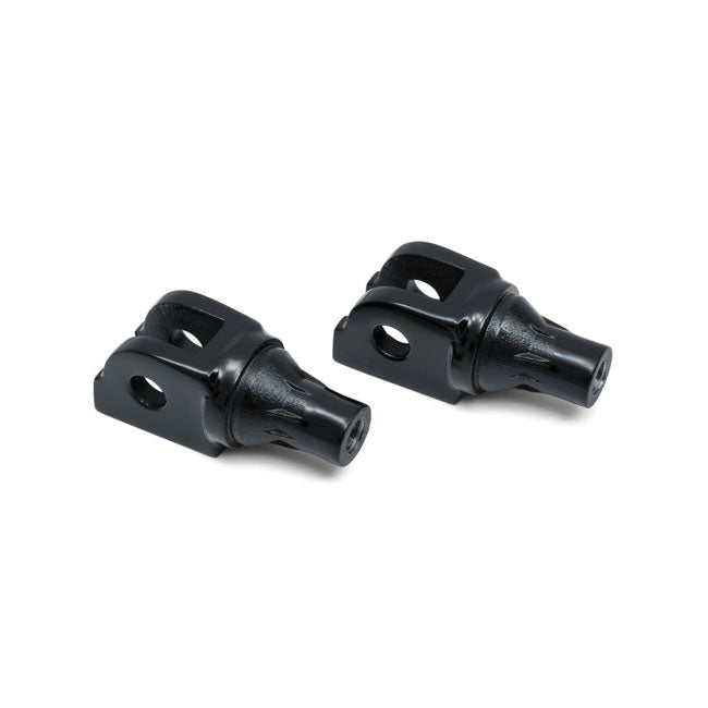 Tapered Front Footpeg Adapter Gloss Black