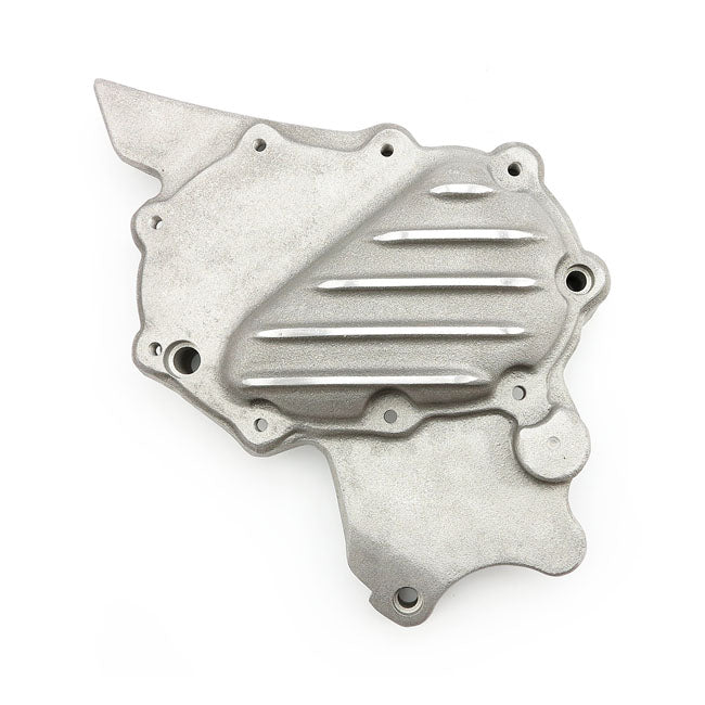 Ribbed Sprocket Cover Semi Polished