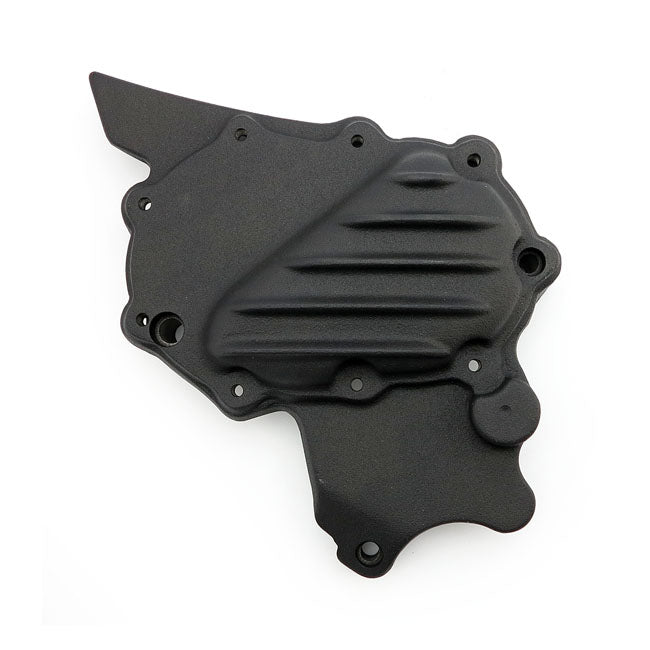 Ribbed Sprocket Cover Black