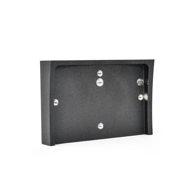 Universal Fender License Plate Holder Bracket Black