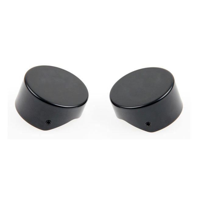 2 Pieces Fork Tube Cap Bolt Cover Kit Black