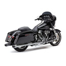 EL Diablo 4" Slip-On Mufflers Chrome For 17-22 Touring