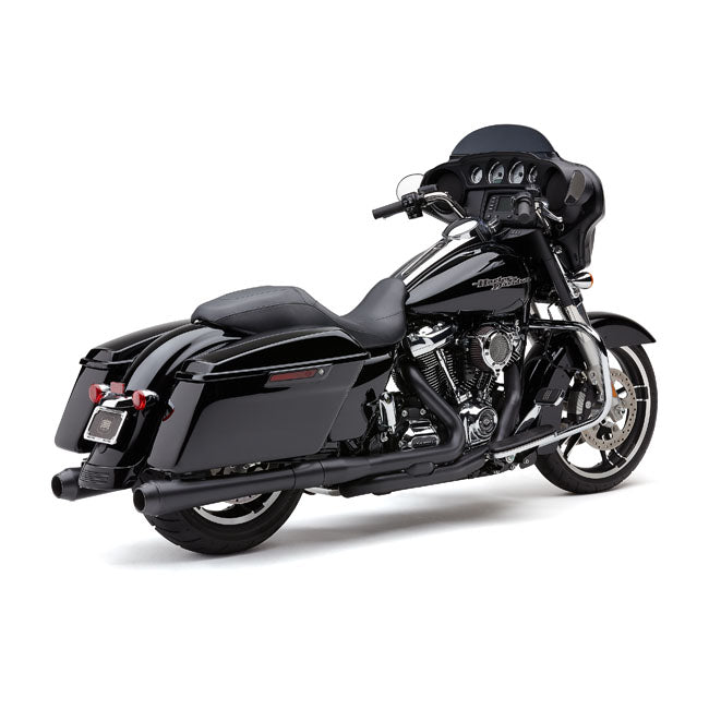 EL Diablo 4" Slip-On Mufflers Black For 17-22 Touring