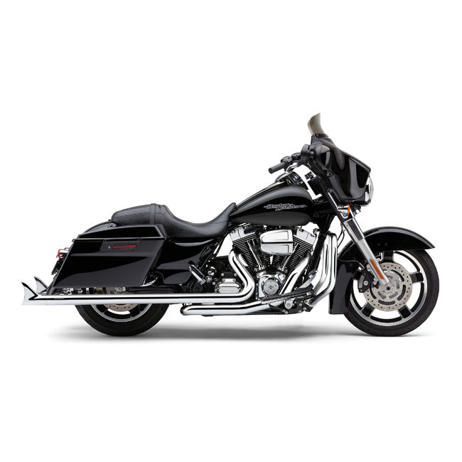 Fishtail Speedster Duals Exhaust Chrome For 10-16 Touring NU