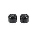 Front Axle Cover Kit Gloss Black With Logo For 08-17 NU Softail