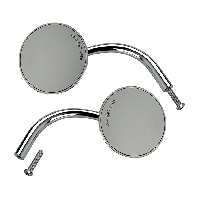 Utility Round Mirrors Chrome ECE Approved