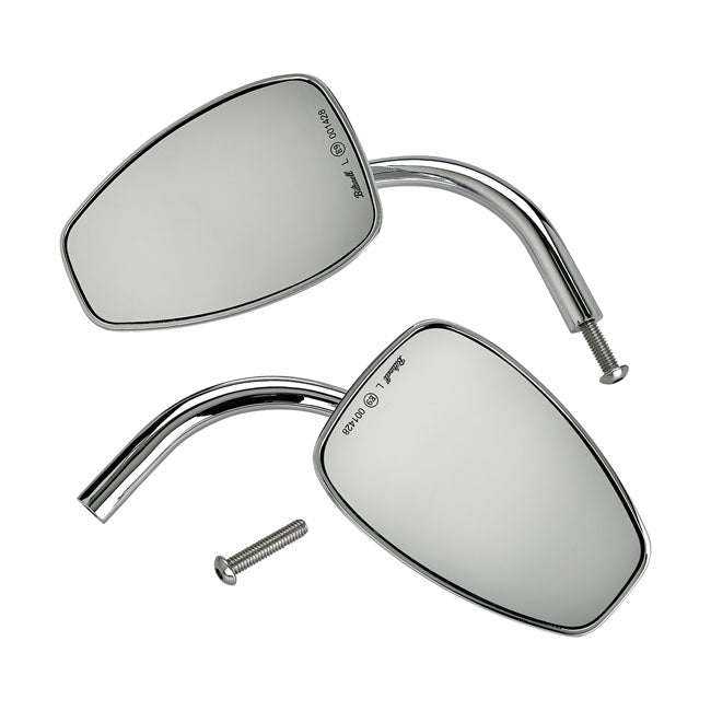 Utility Teardrop Mirror Set Chrome ECE Approved