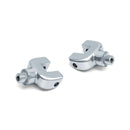 Splined Passenger Peg / Floorboard Adapter Chrome